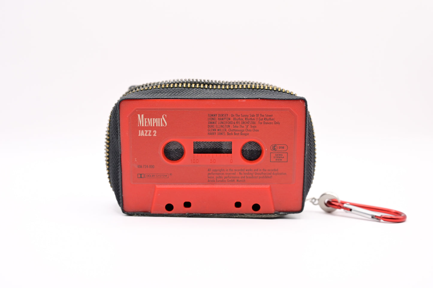Memphis - JAZZ STYLE 🎺𝄞⨾𓍢ִ໋ - Collezione Collezione classic - Acquista su Ziptape.it - Portafoglio Artigianale in Musicassetta