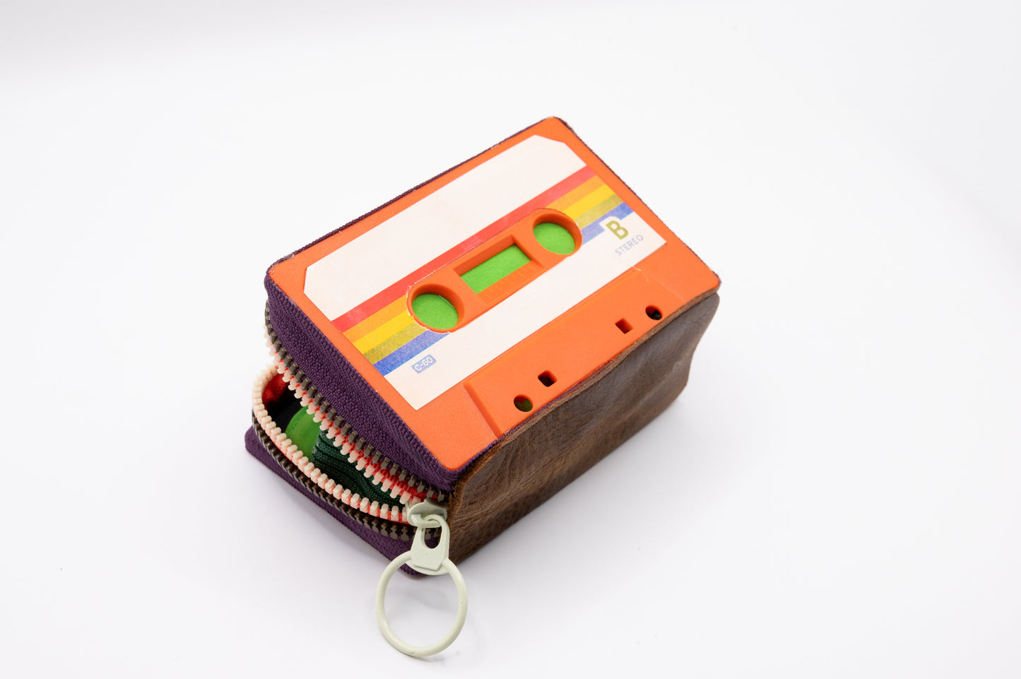 👉 Taste the Rainbow 🌈❓ - Collezione Classic - Acquista su Ziptape.it - Portafoglio Artigianale in Musicassetta