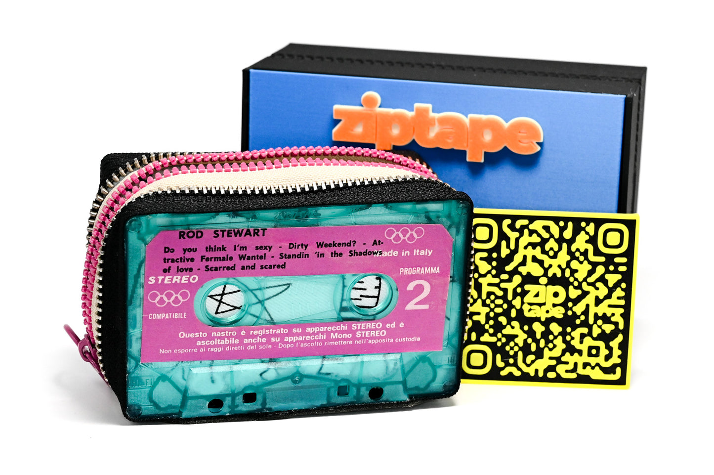 ★Blondes Have More Fun★ - Rod Stewart - Collezione Collezione classic - Acquista su Ziptape.it - Portafoglio Artigianale in Musicassetta