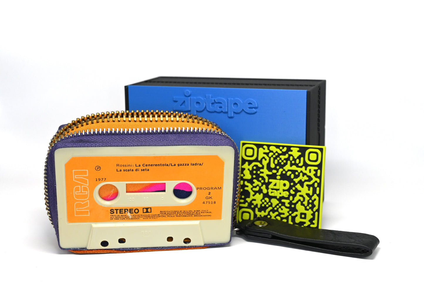 Rossini - Collezione Collezione classic - Acquista su Ziptape.it - Portafoglio Artigianale in Musicassetta