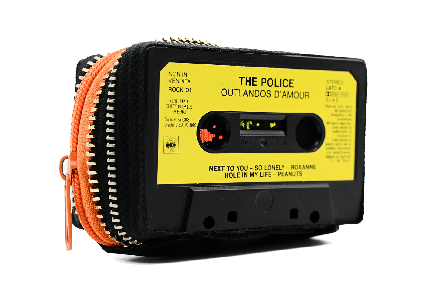 🎸 Roxanne - The Police *✩‧₊˚ - Collezione Collezione ziptape - Acquista su Ziptape.it - Portafoglio Artigianale in Musicassetta