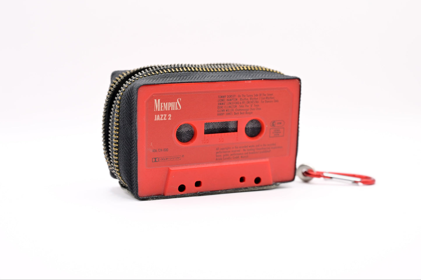 Memphis - JAZZ STYLE 🎺𝄞⨾𓍢ִ໋ - Collezione Collezione classic - Acquista su Ziptape.it - Portafoglio Artigianale in Musicassetta