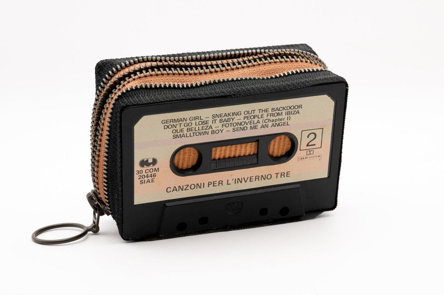 🎼 Canzoni per l'inverno ⛄🧣 - Collezione Collezione classic - Acquista su Ziptape.it - Portafoglio Artigianale in Musicassetta