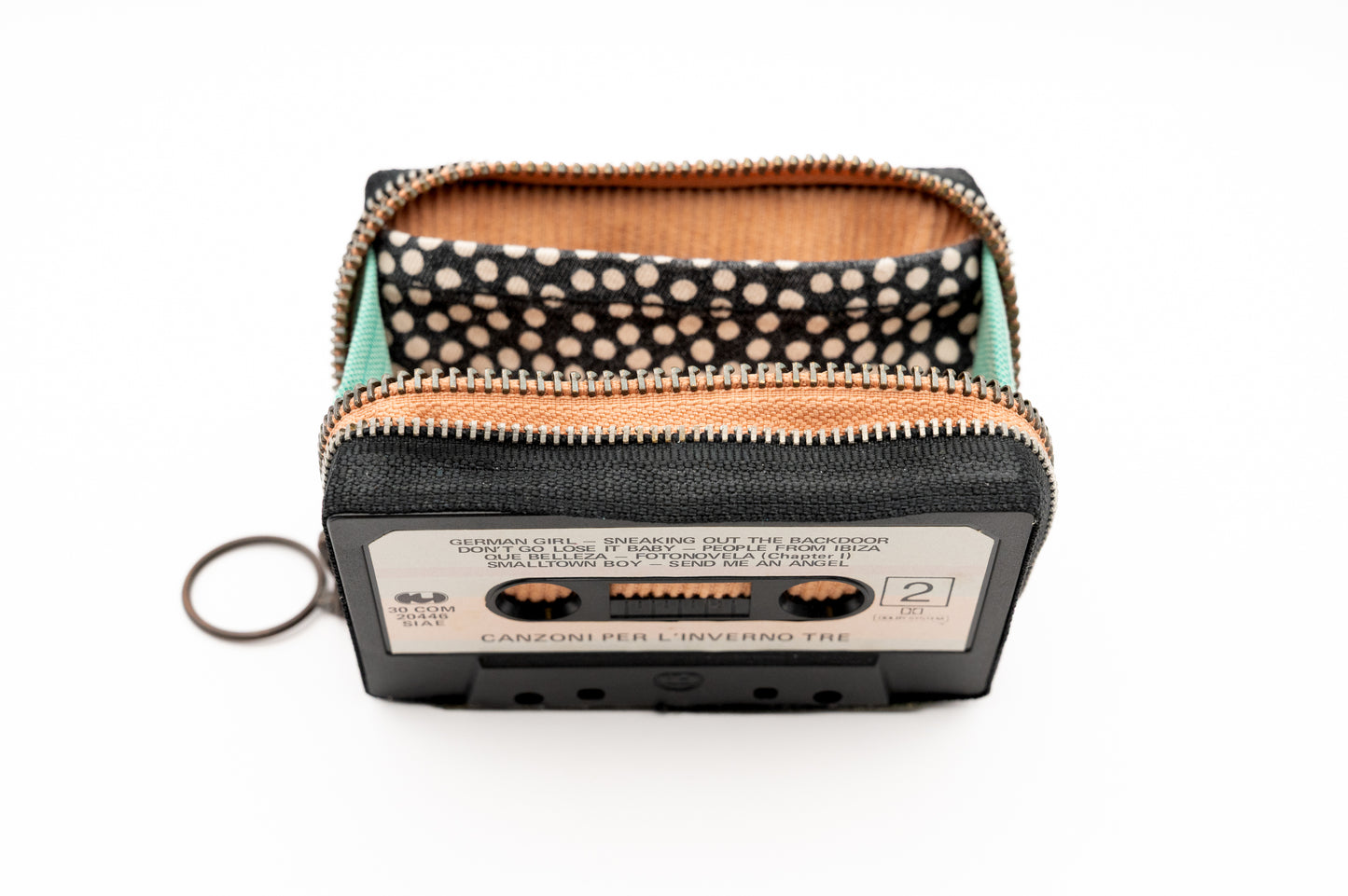 🎼 Canzoni per l'inverno ⛄🧣 - Collezione Collezione classic - Acquista su Ziptape.it - Portafoglio Artigianale in Musicassetta