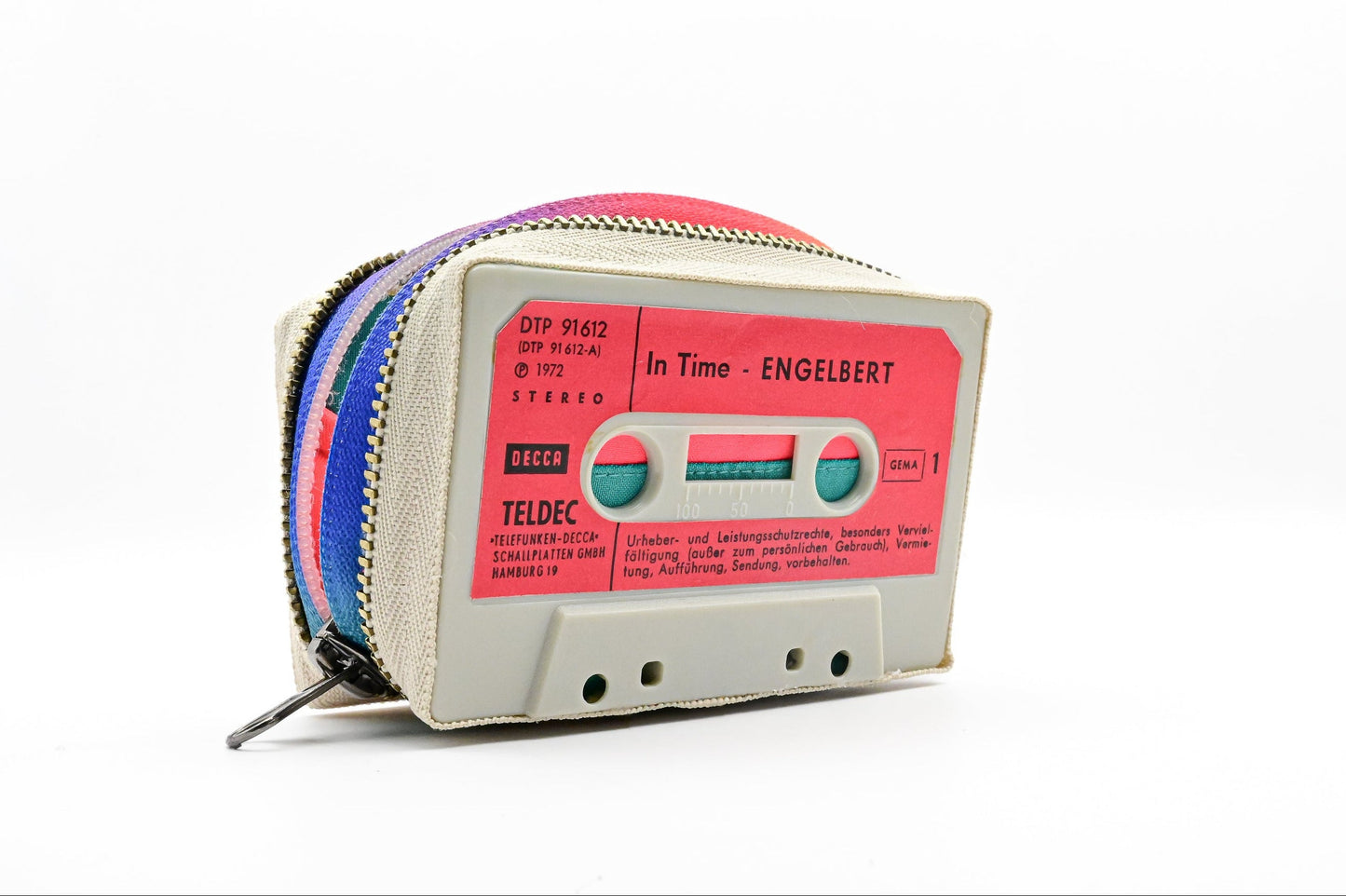 A Good TIME Inside ⏰🎶✨ - Collezione Collezione classic - Acquista su Ziptape.it - Portafoglio Artigianale in Musicassetta