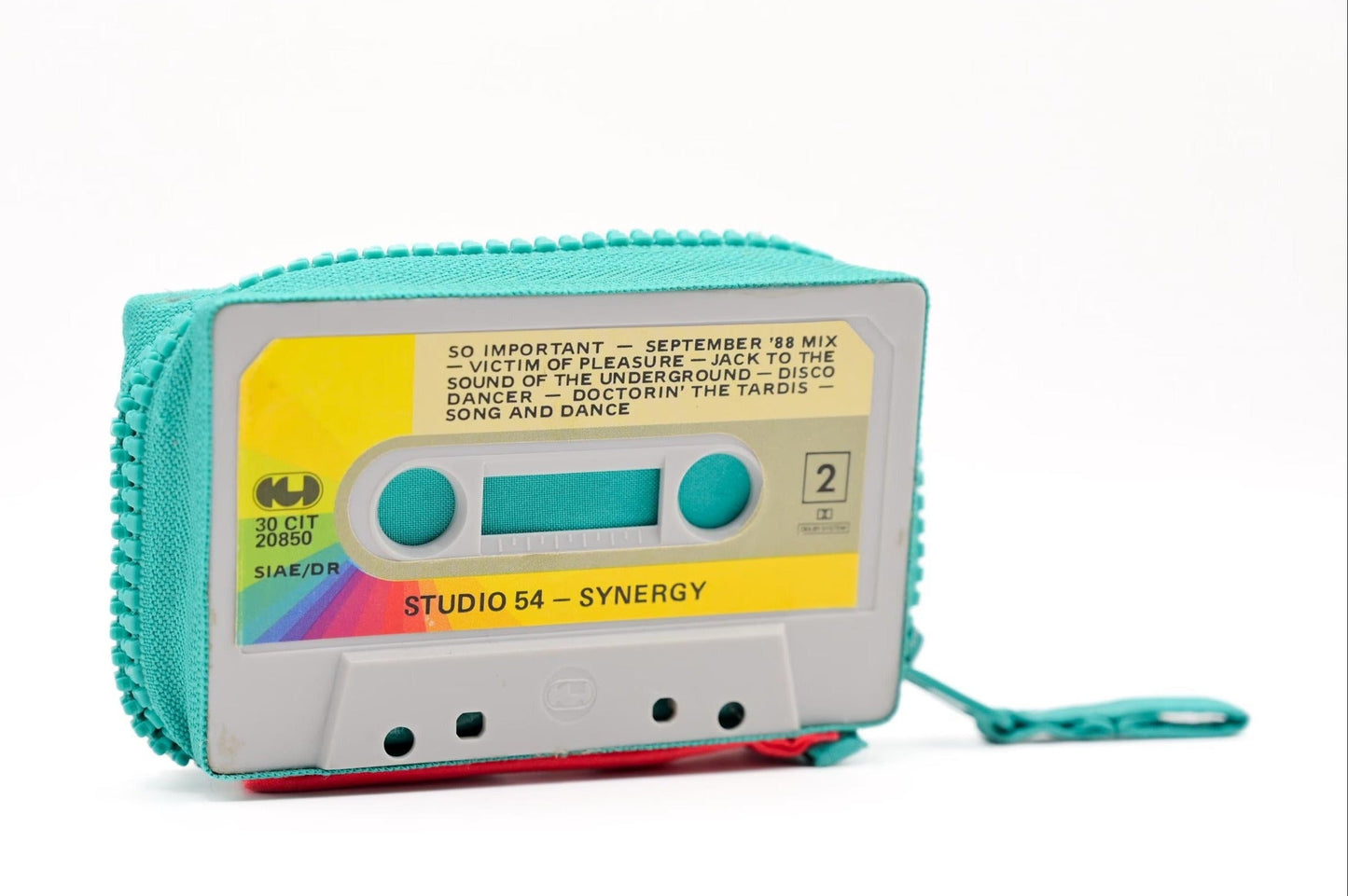 🪩 Studio 54 Synergy 🌈🎶 - Collezione Collezione ziptape - Acquista su Ziptape.it - Portafoglio Artigianale in Musicassetta